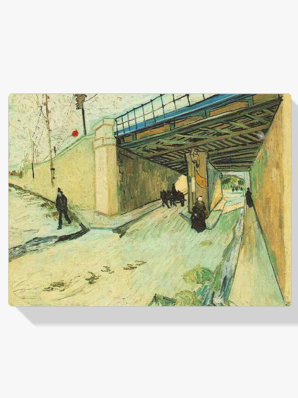 Pintar por números El puente del ferrocarril sobre la avenida Montmajour