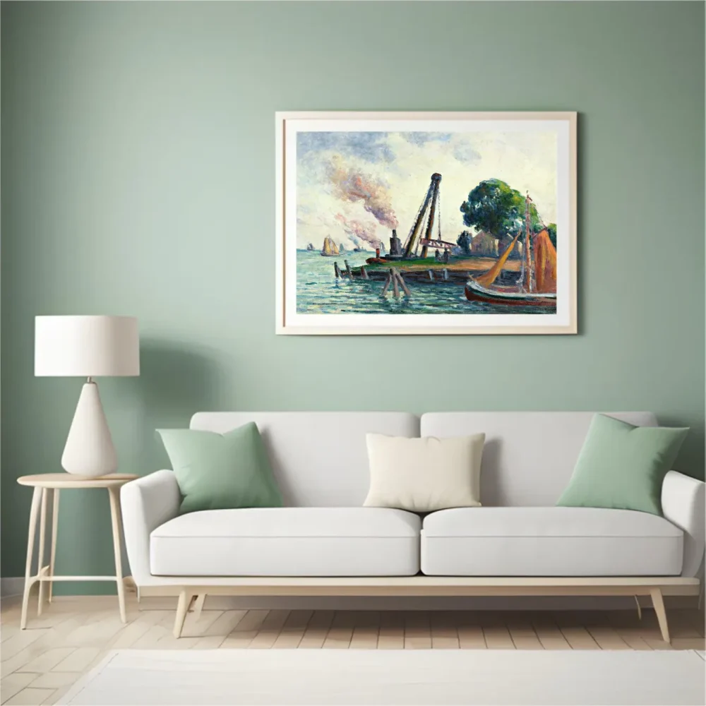Pintar por números El puerto de Ámsterdam – foto 4