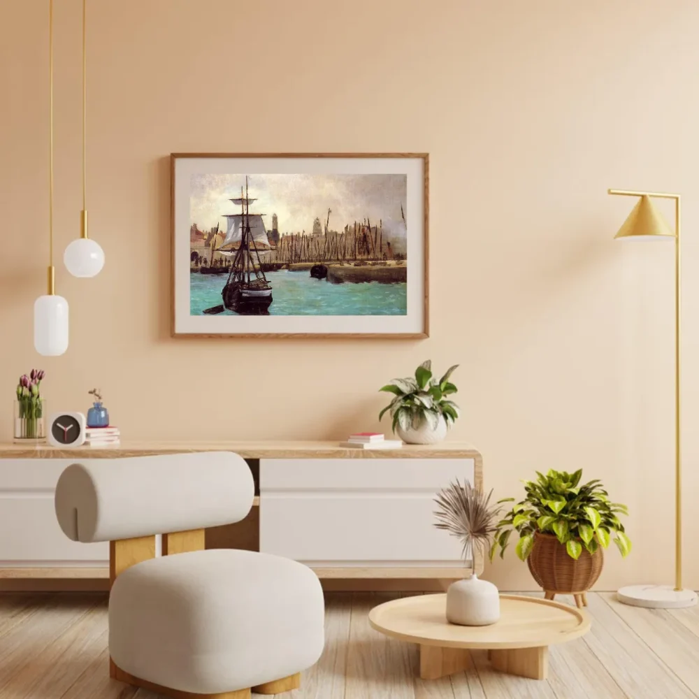 Pintar por números El puerto de Calais – foto 3