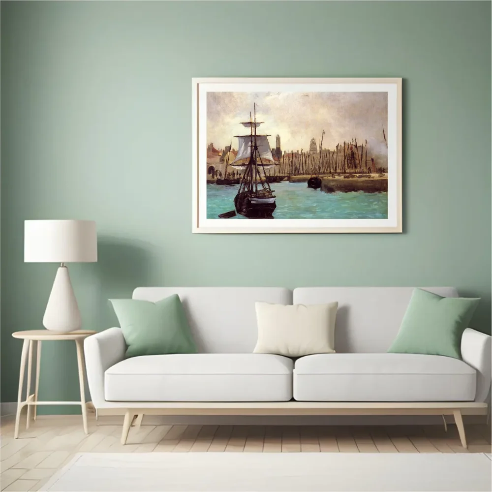 Pintar por números El puerto de Calais – foto 4