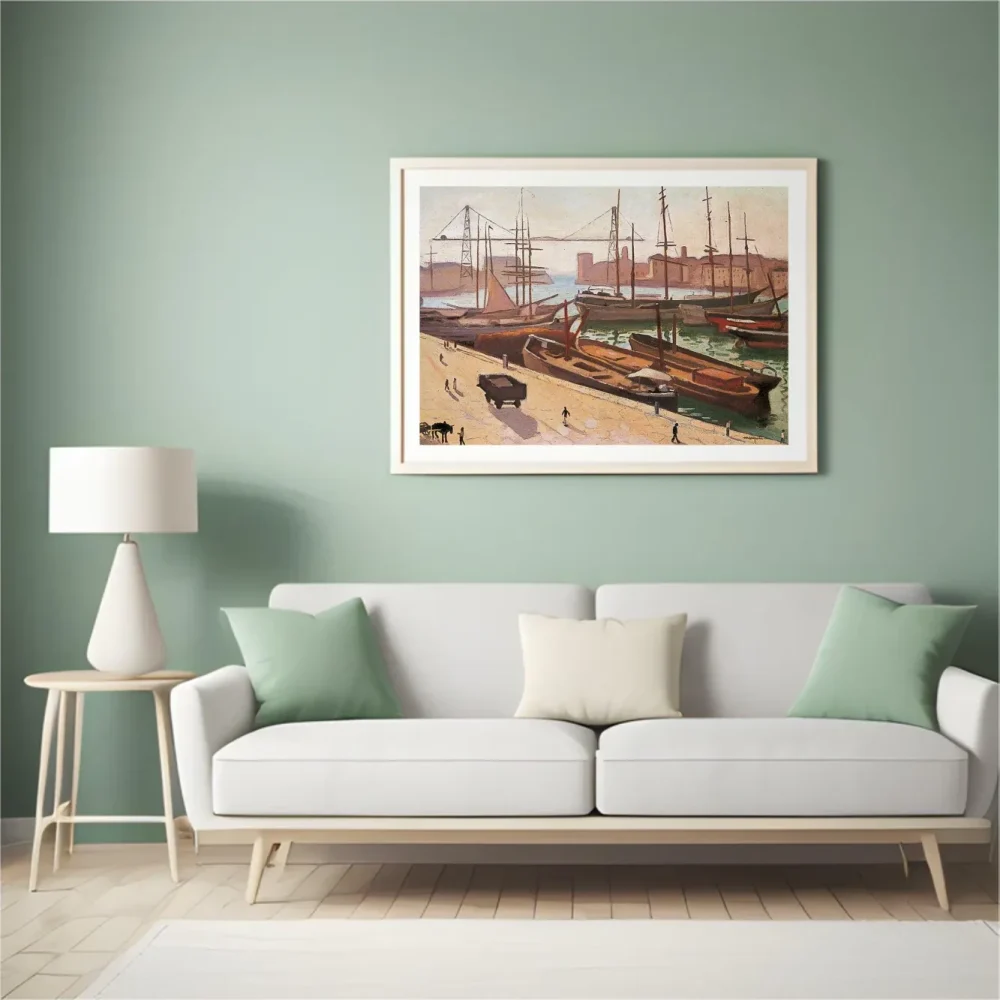 Pintar por números El puerto de Marsella, Francia – foto 4