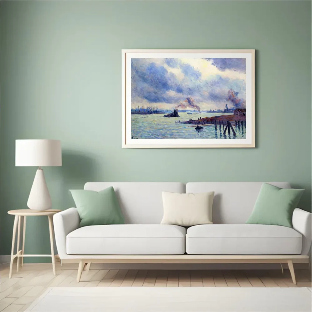 Pintar por números El puerto de Róterdam – foto 4