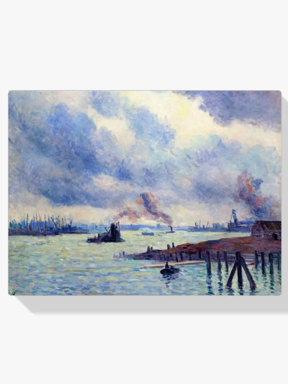 Pintar por números El puerto de Róterdam