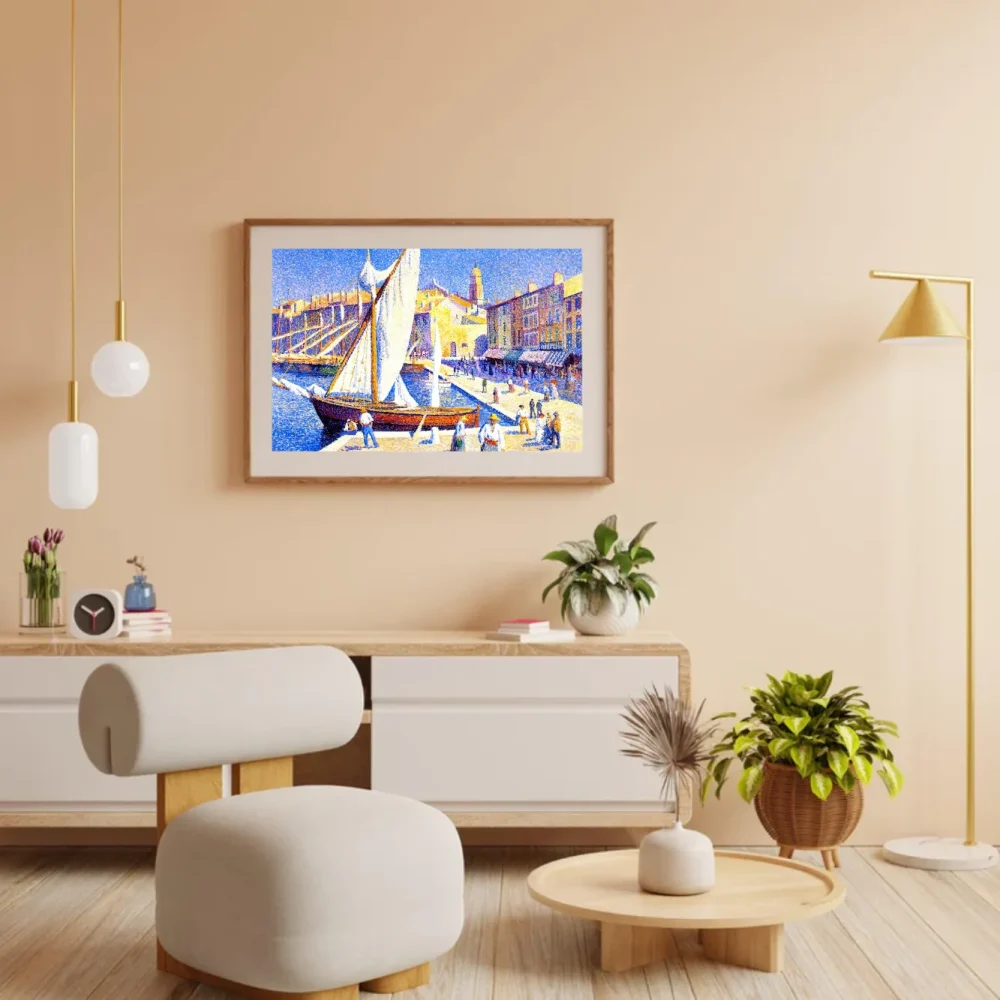 Pintar por números El puerto de Saint-Tropez – foto 3