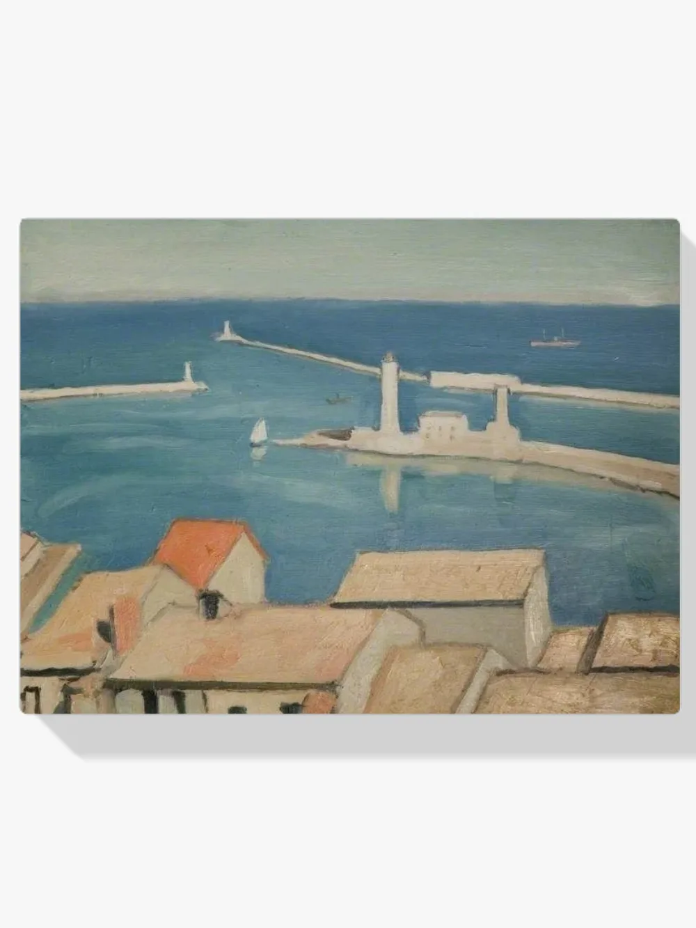 Pintar por números El puerto de Sète, Marsella