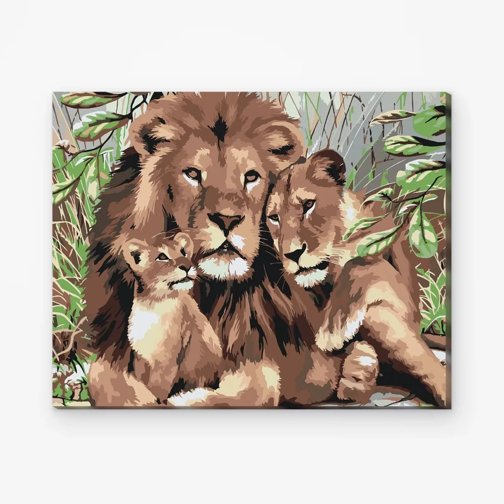 Pintar por Números - El rey león