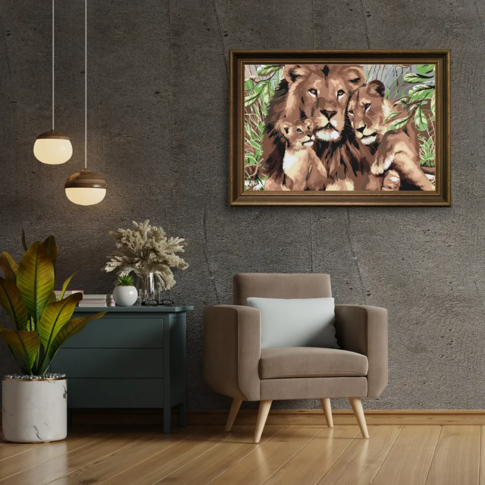 Pintar por números El rey león – foto 3