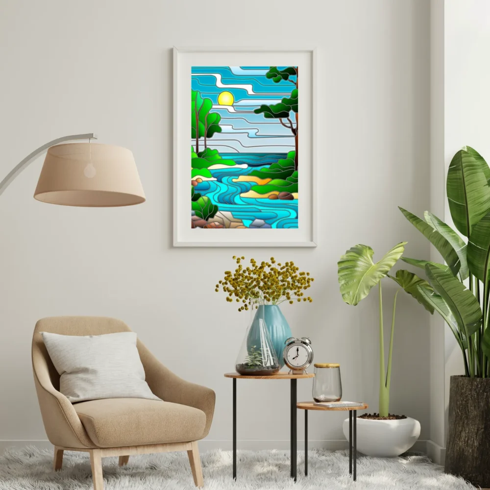 Pintar por números El río – foto 3