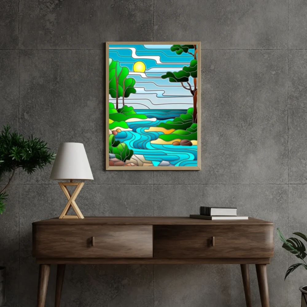 Pintar por números El río – foto 4
