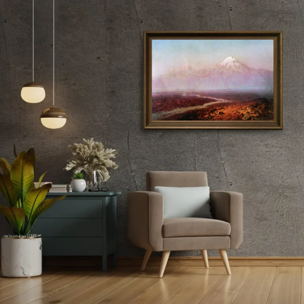 Pintar por números El río Araks y el monte Ararat – foto 2