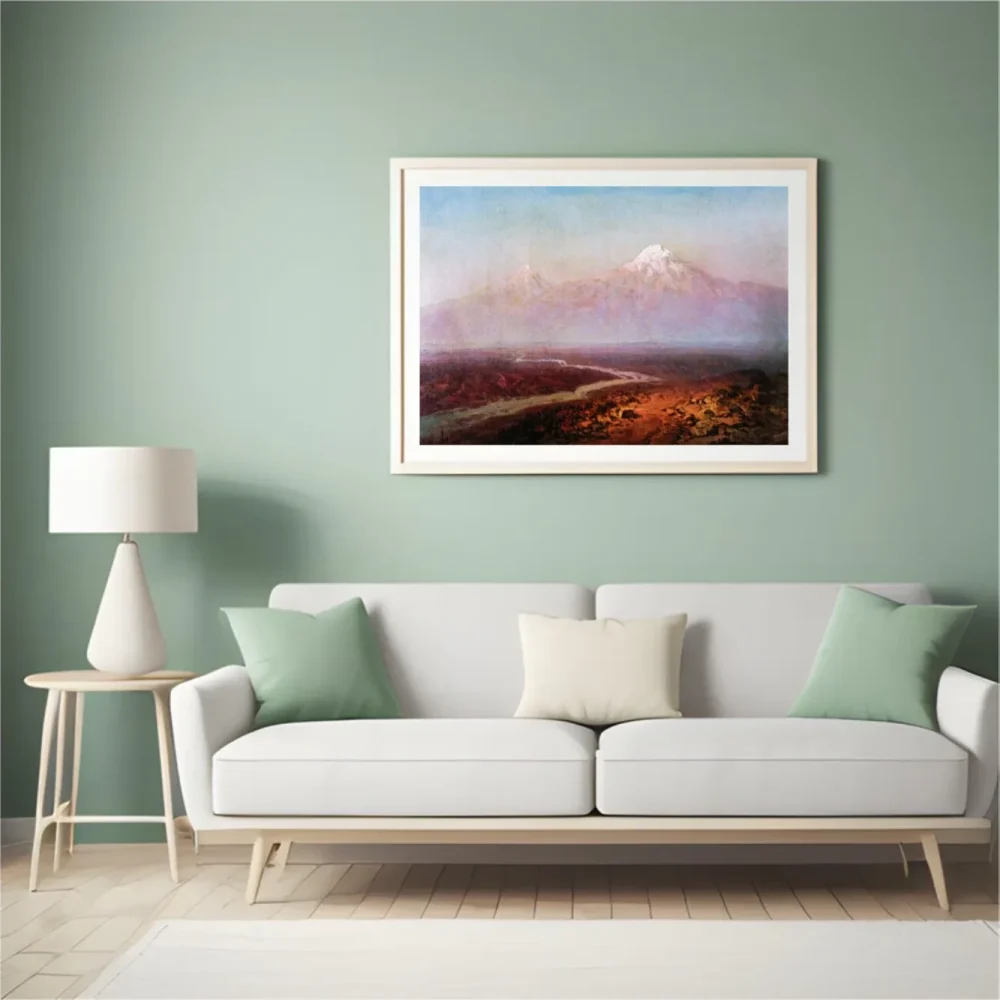 Pintar por números El río Araks y el monte Ararat – foto 4
