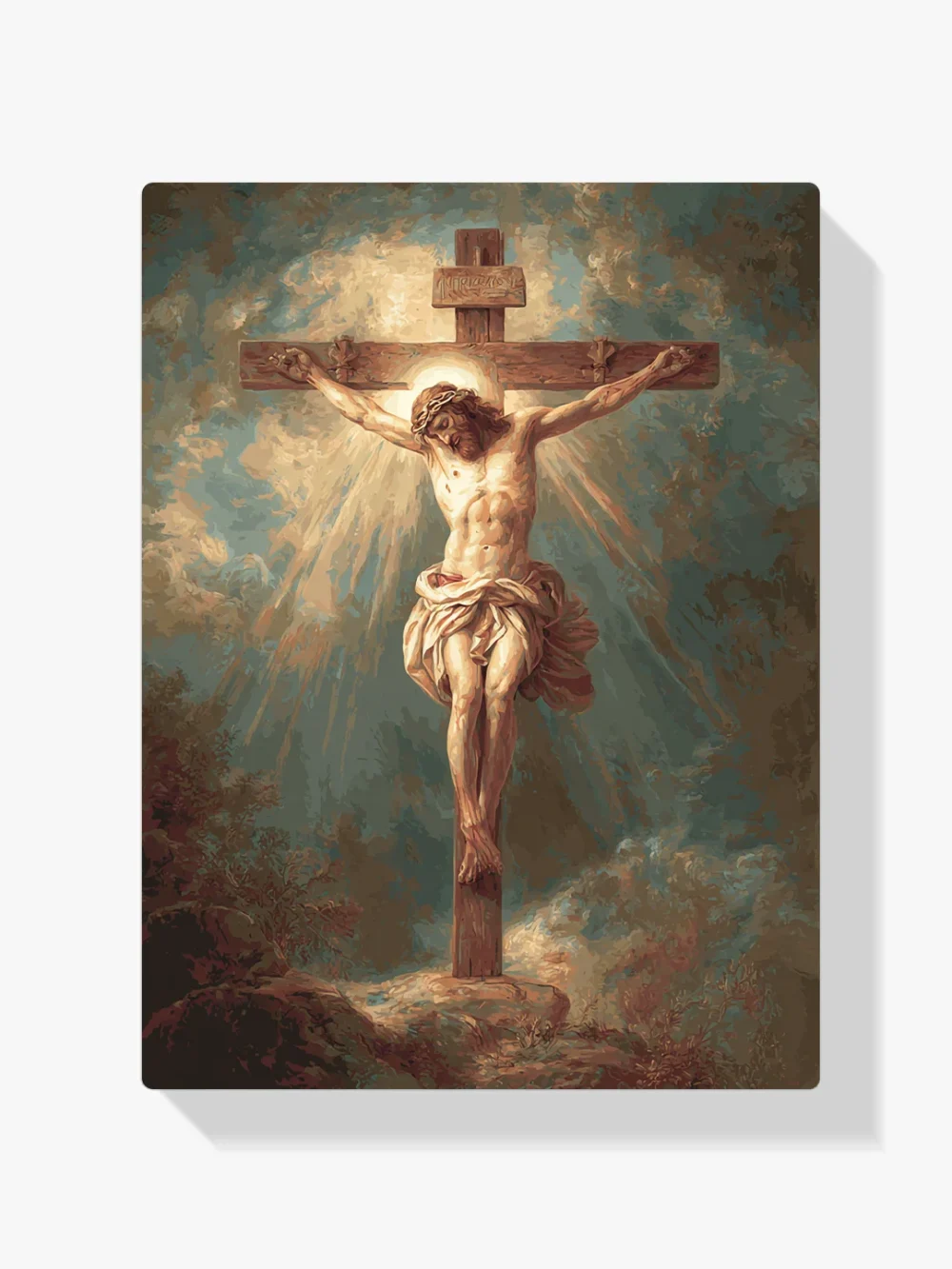 Pintar por números El sacrificio en la cruz