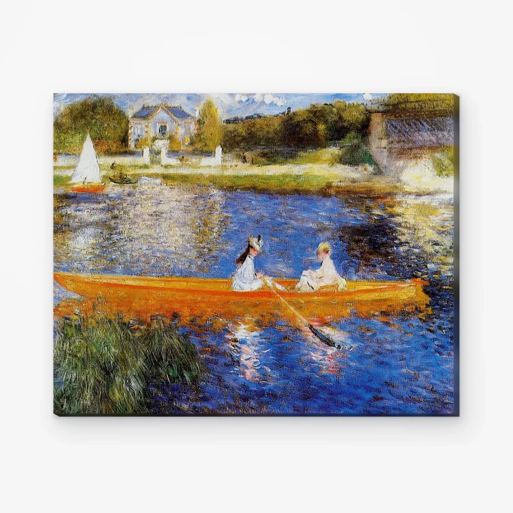 Pintar por Números - El Sena en Asnières (La yola)