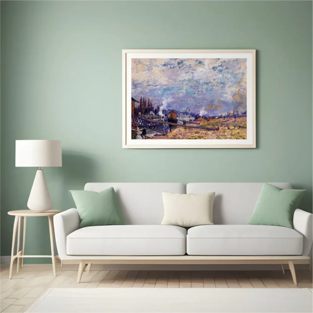 Pintar por números El Sena en Grenelle – foto 4