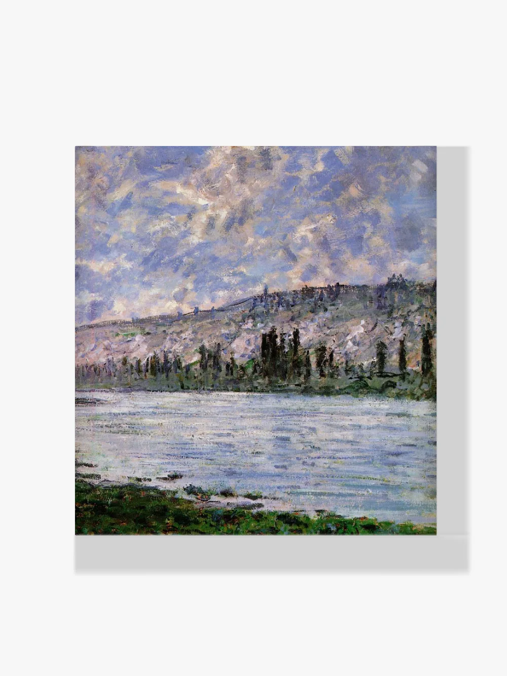 Pintar por números El Sena en Vétheuil (detalle)