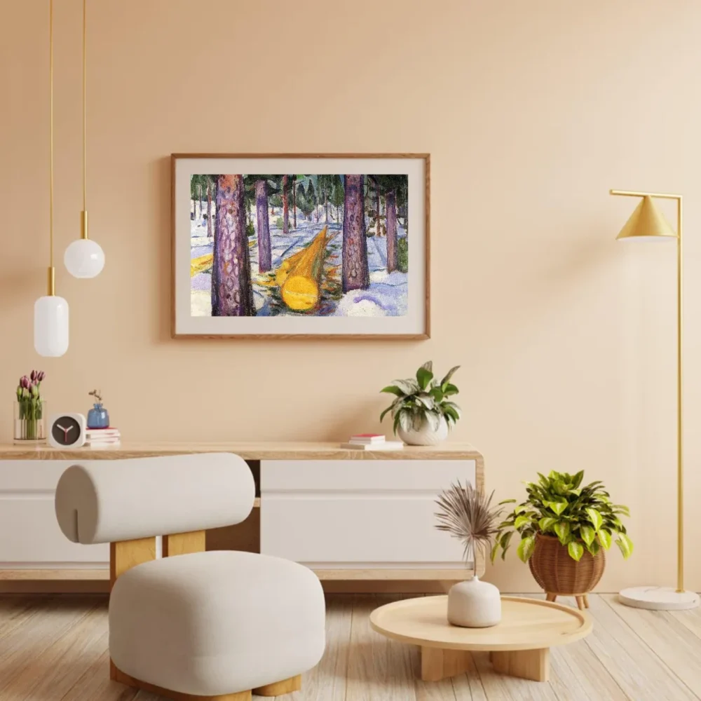 Pintar por números El tronco amarillo – foto 3