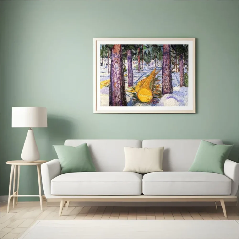 Pintar por números El tronco amarillo – foto 4