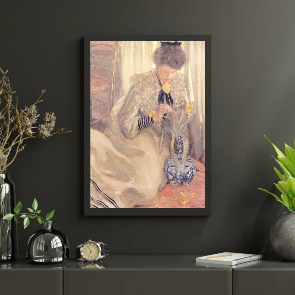 Pintar por números El tulipán amarillo – foto 3