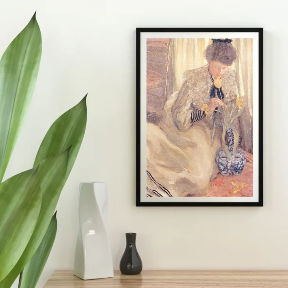 Pintar por números El tulipán amarillo – foto 4