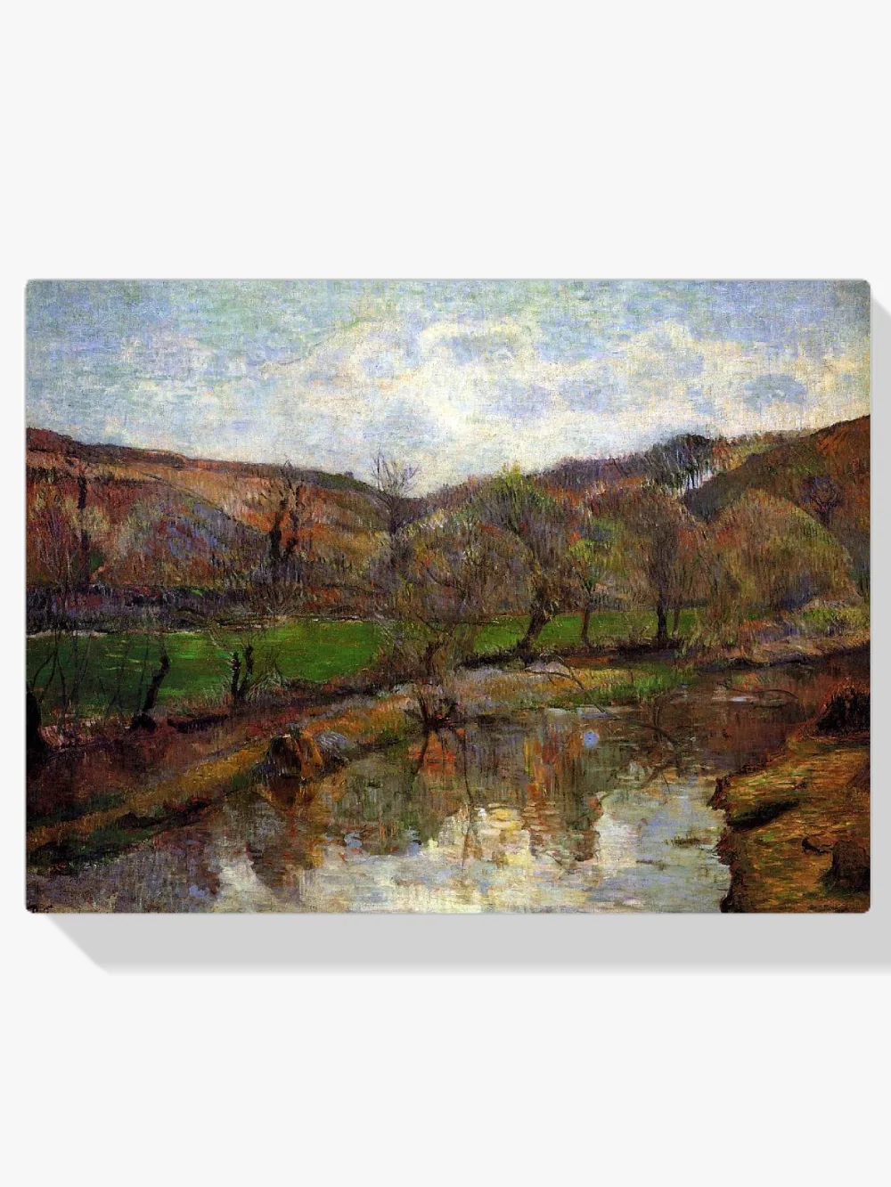 Pintar por números El valle del Aven aguas arriba de Pont-Aven