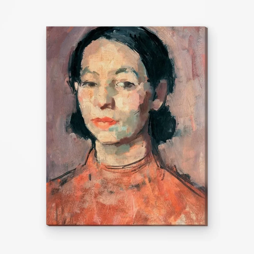 Pintar por Números - El vestido rosa, estudio de una joven birmana