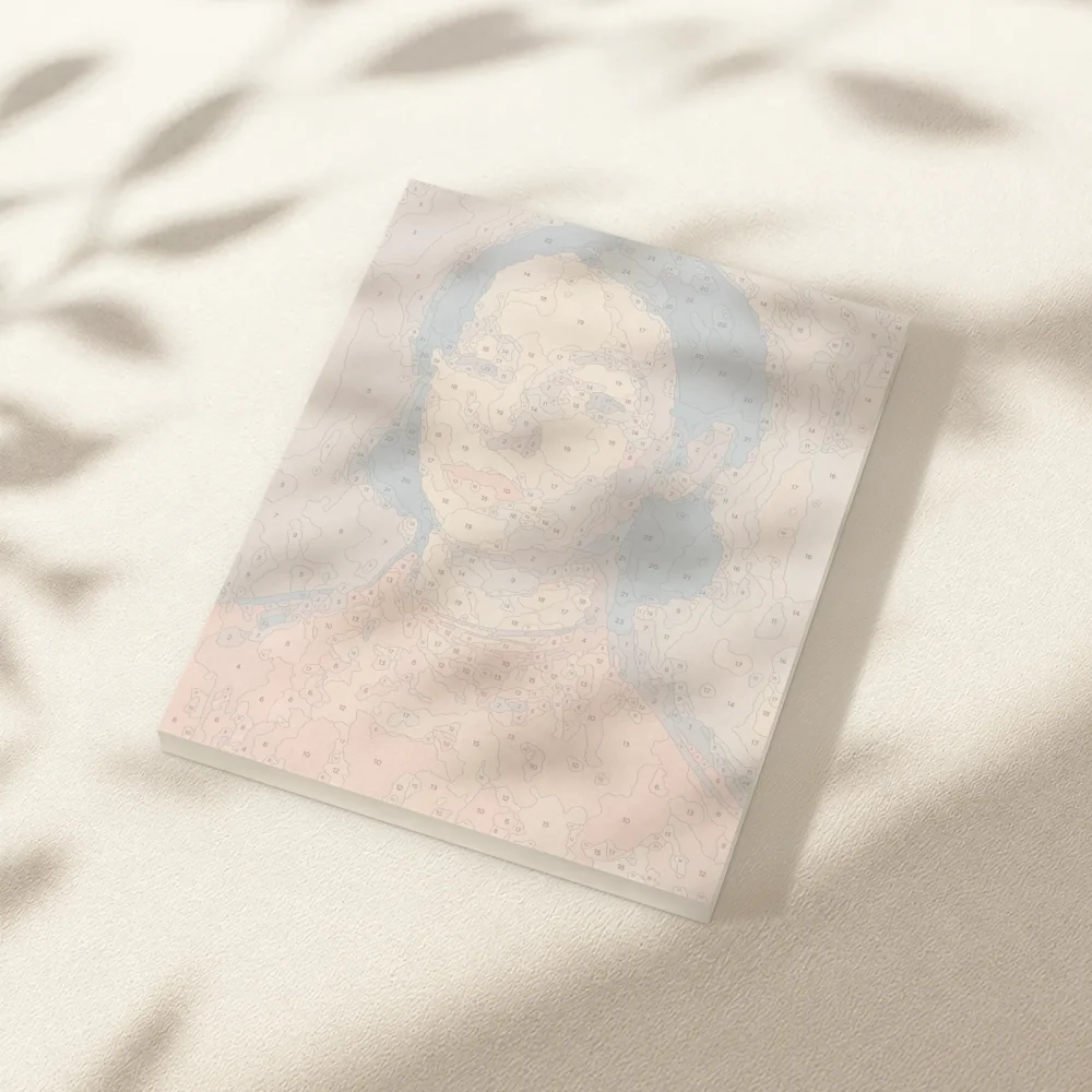 Pintar por Números - El vestido rosa, estudio de una joven birmana