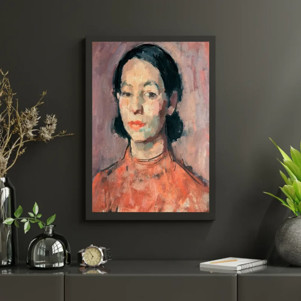 Pintar por números El vestido rosa, estudio de una joven birmana – foto 3