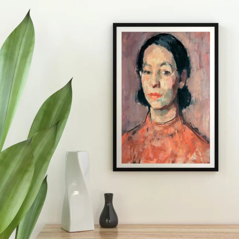 Pintar por números El vestido rosa, estudio de una joven birmana – foto 4
