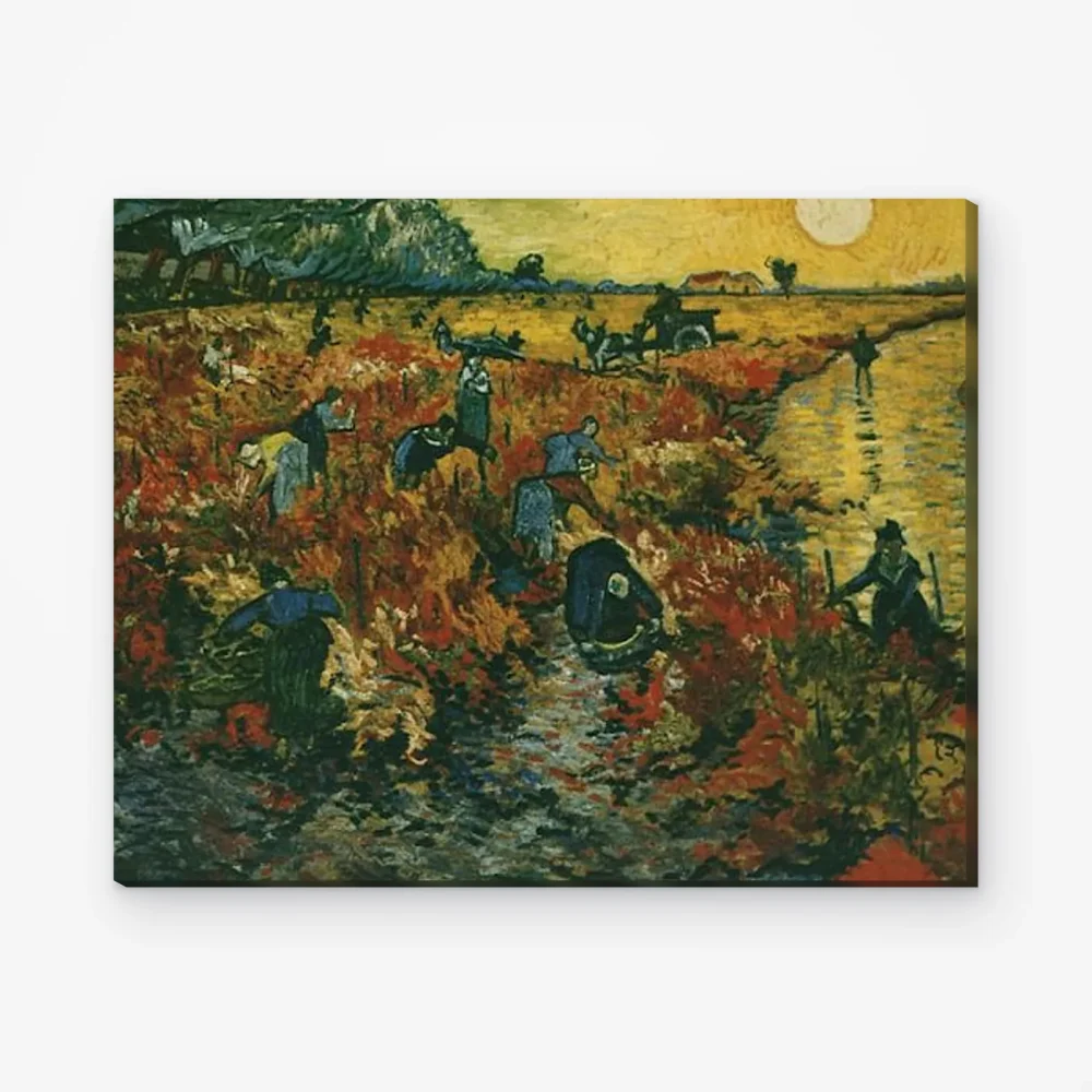 Pintar por Números - El viñedo rojo