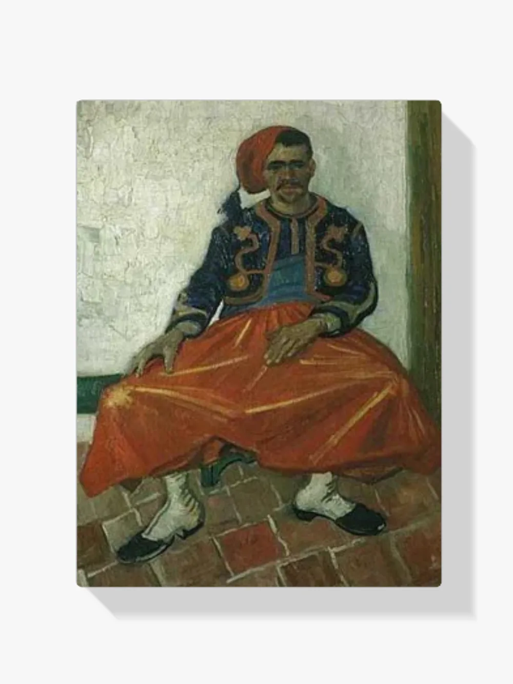 Pintar por números El zuavo sentado