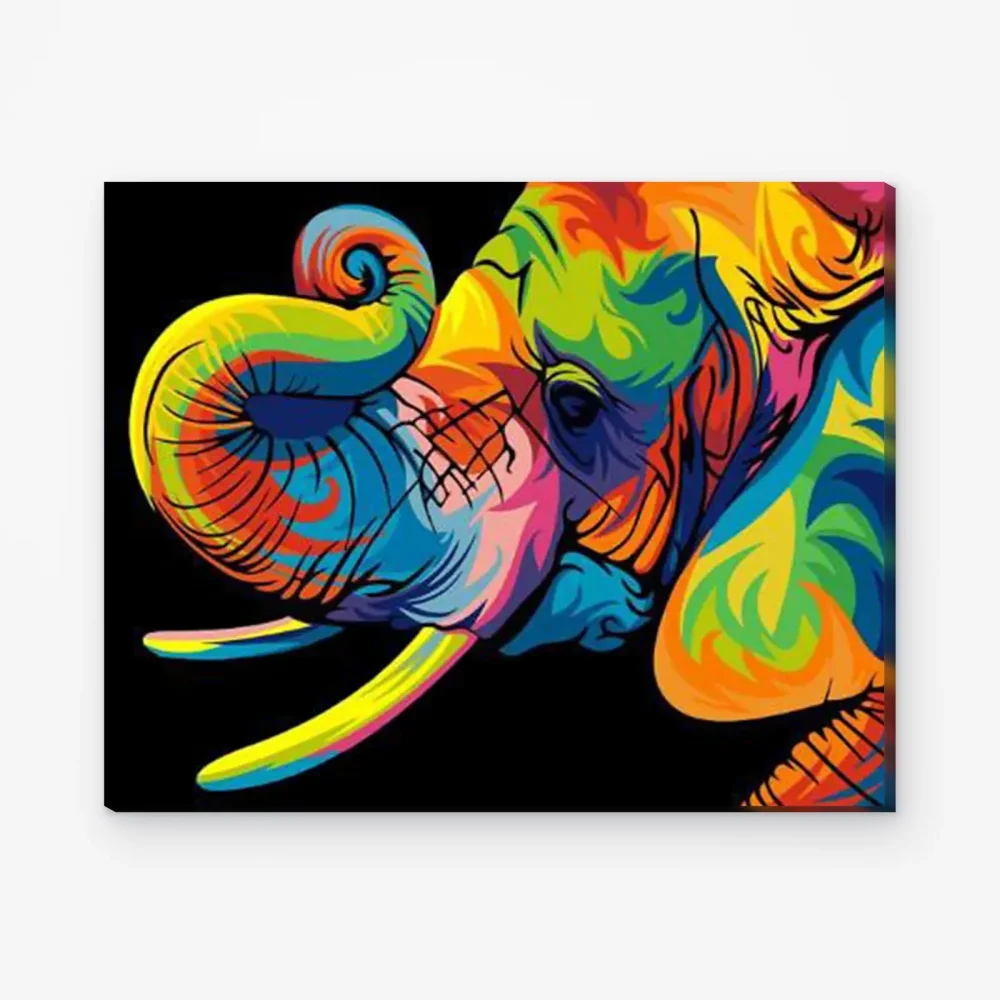 Pintar por Números - Elefante - Para niños