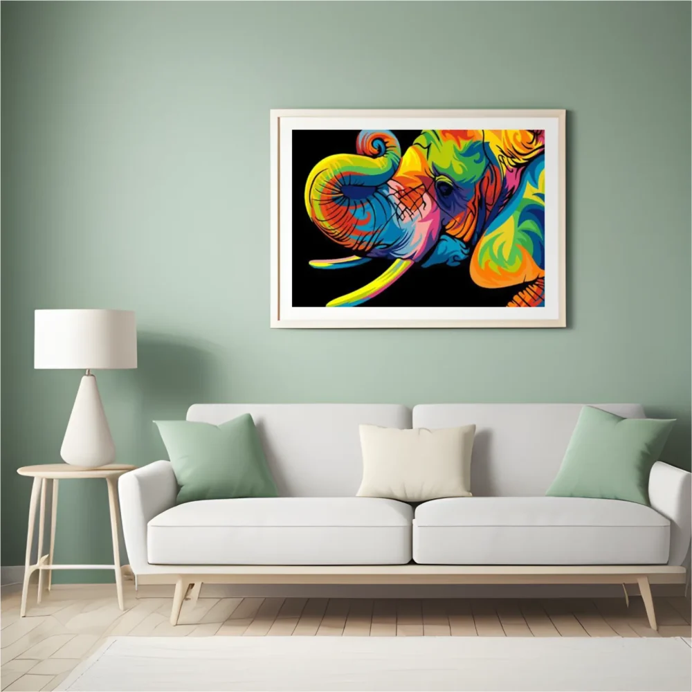 Pintar por números Elefante - Para niños – foto 5