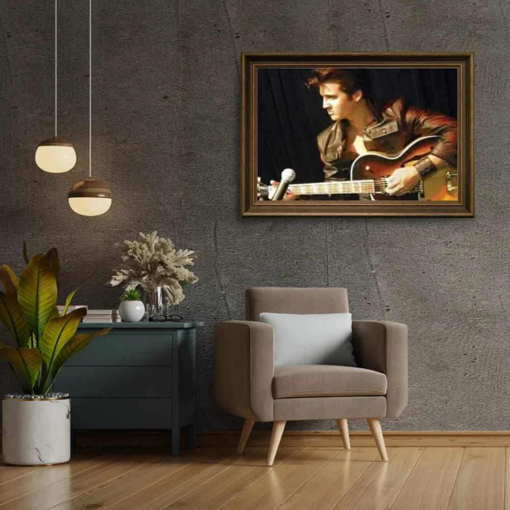 Pintar por números Elvis Presley con guitarra – foto 3