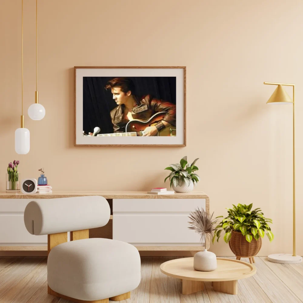Pintar por números Elvis Presley con guitarra – foto 4