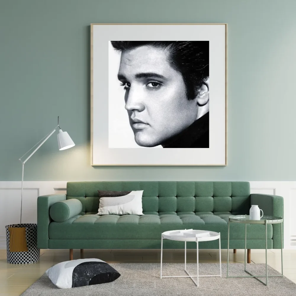Pintar por números Elvis Presley en blanco y negro – foto 5