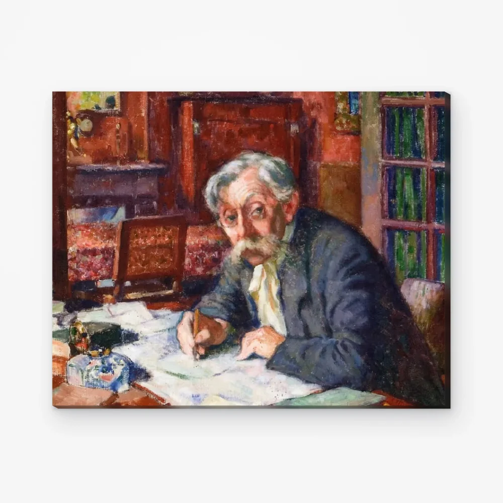 Pintar por Números - Émile Verhaeren escribiendo