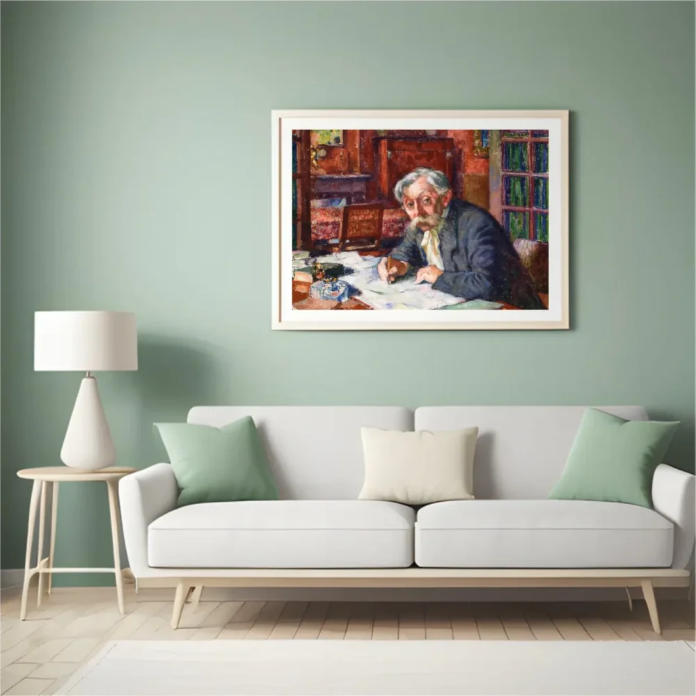 Pintar por números Émile Verhaeren escribiendo – foto 4
