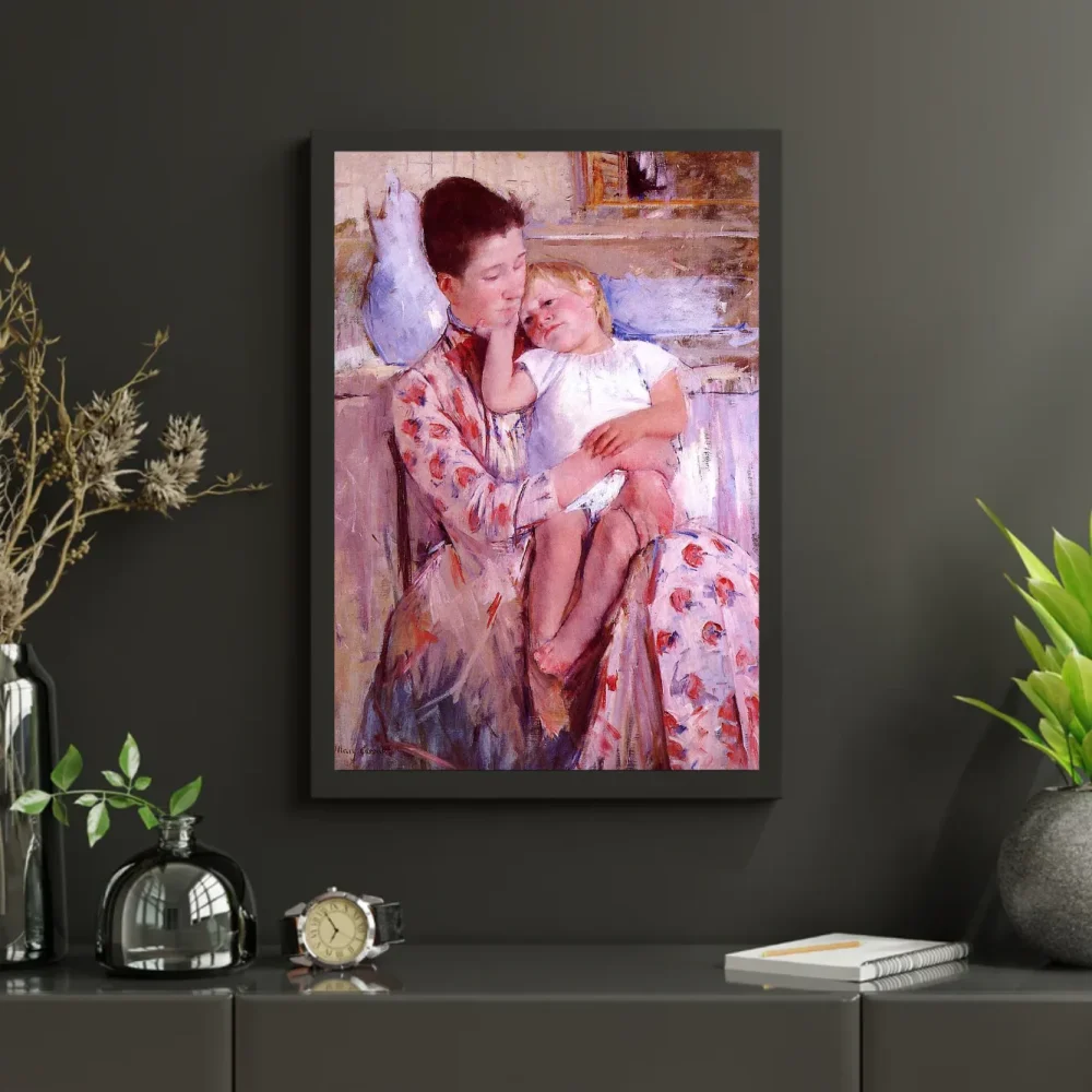 Pintar por números Emmie y su hijo – foto 3