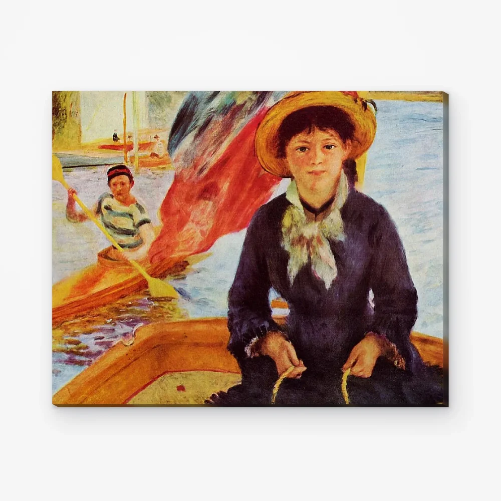 Pintar por Números - En canoa (Muchacha en una barca)