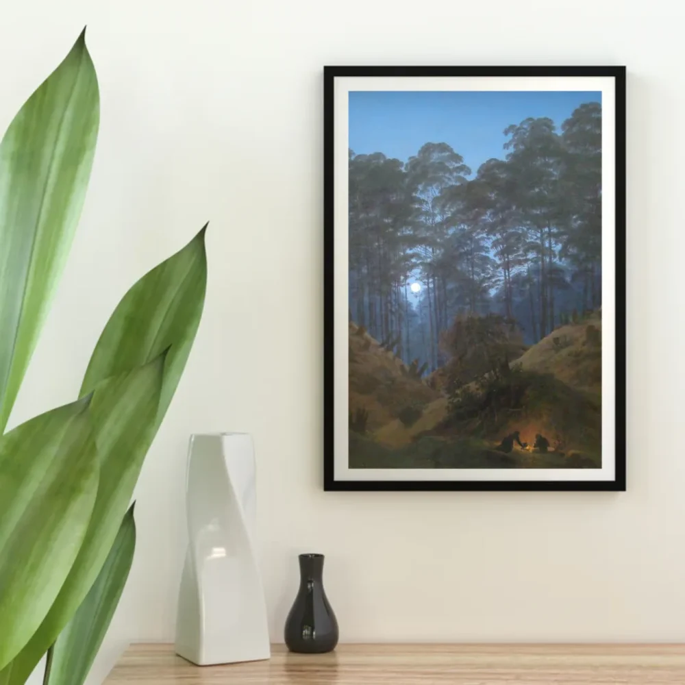 Pintar por números En el bosque a la luz de la luna – foto 4