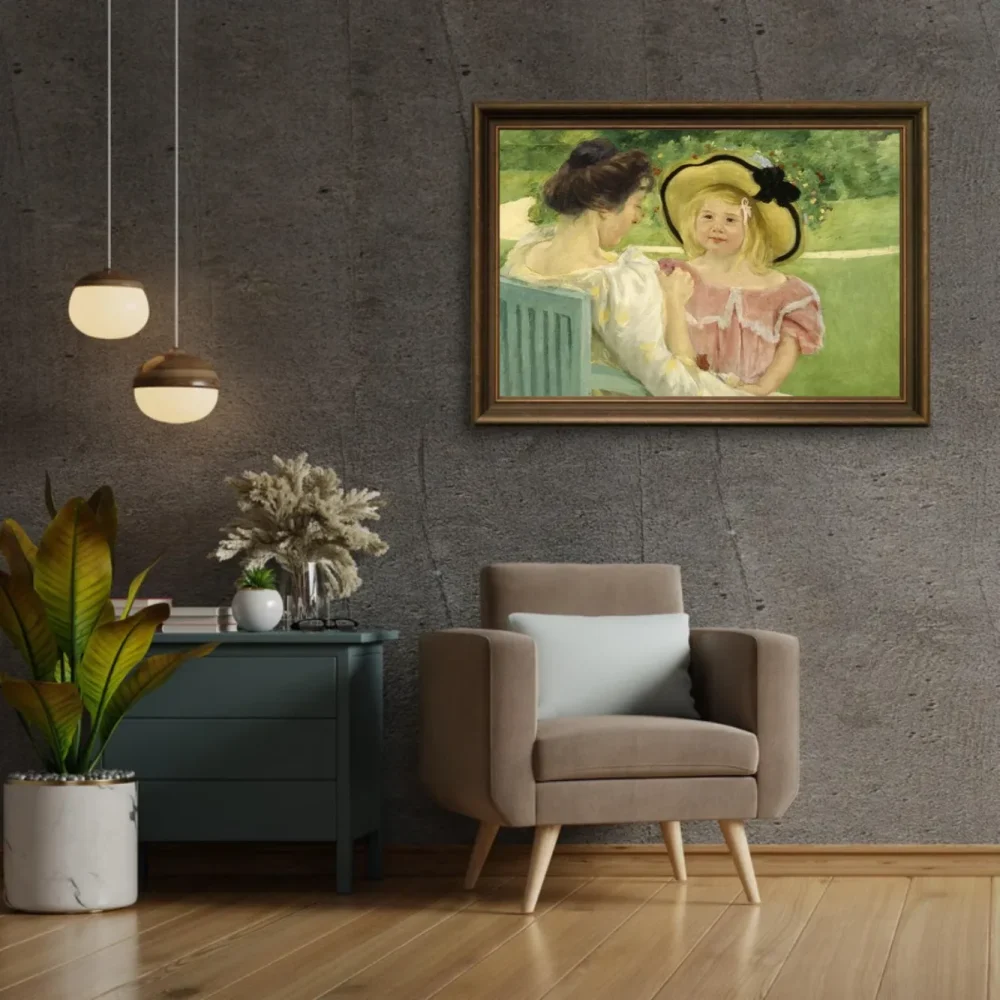 Pintar por números En el jardín - Mary Cassatt – foto 2