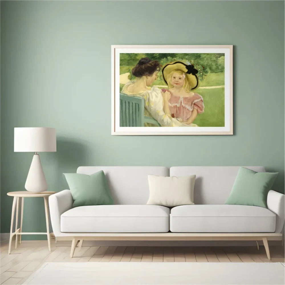Pintar por números En el jardín - Mary Cassatt – foto 4