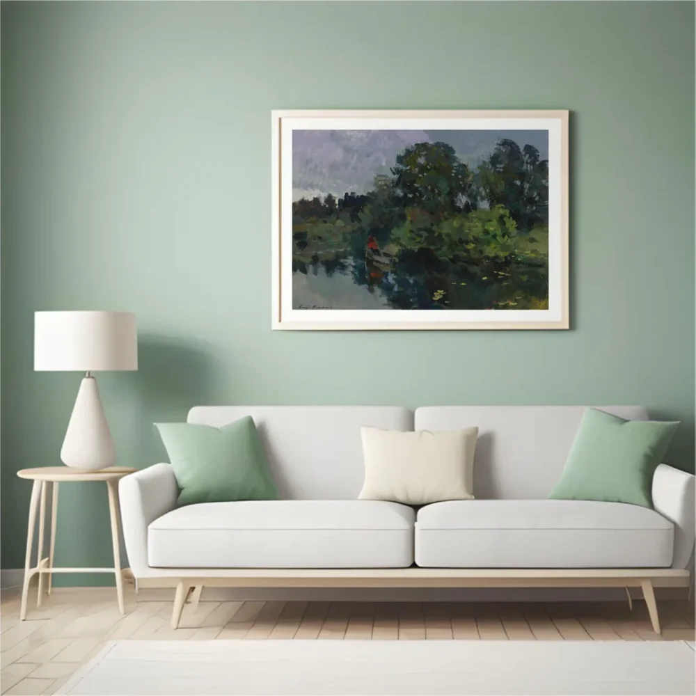 Pintar por números En el lago con nenúfares – foto 4