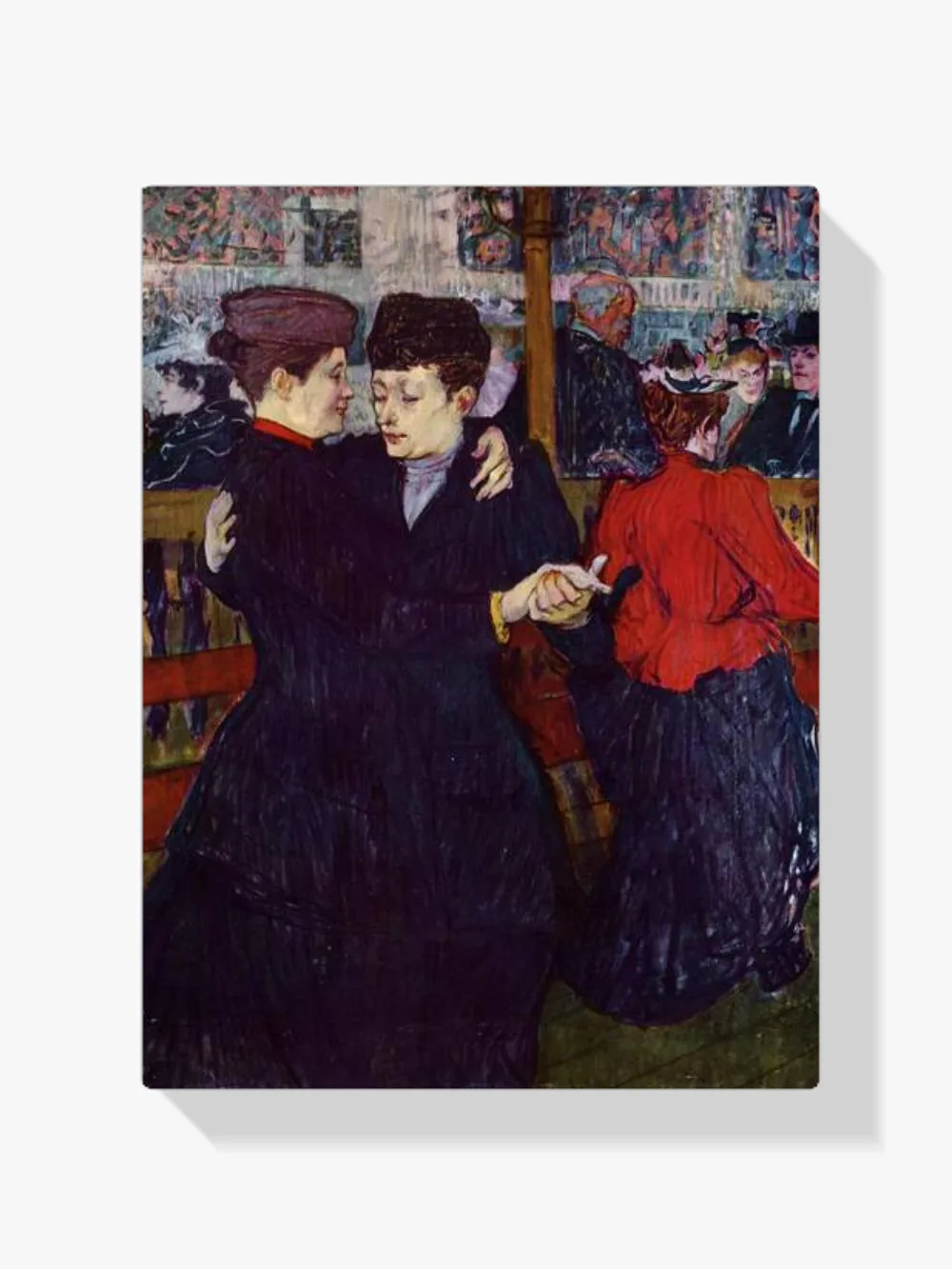 Pintar por números En el Moulin Rouge, los dos bailarines de vals