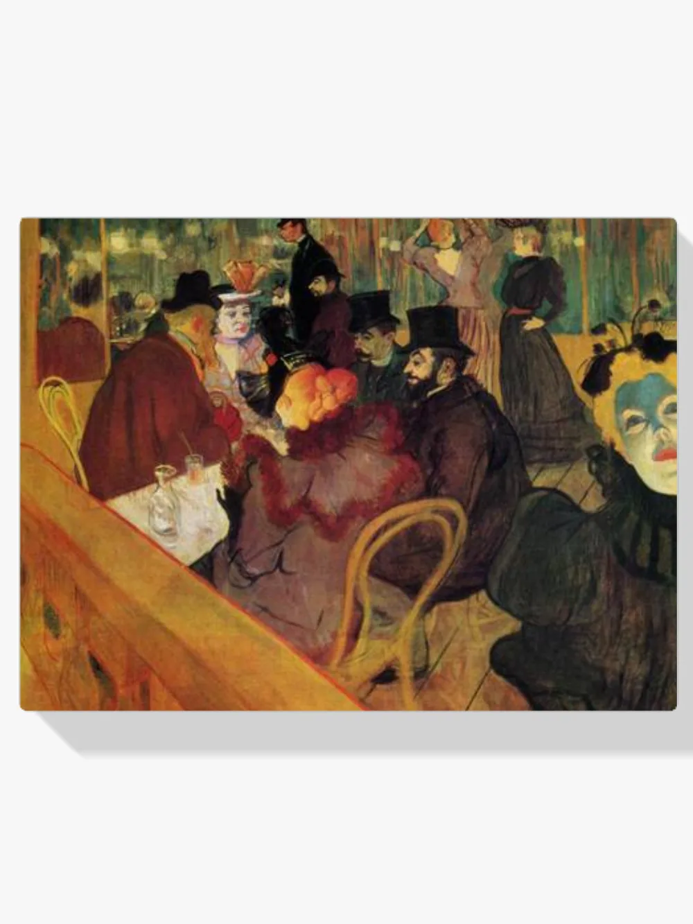 Pintar por números En el Moulin Rouge