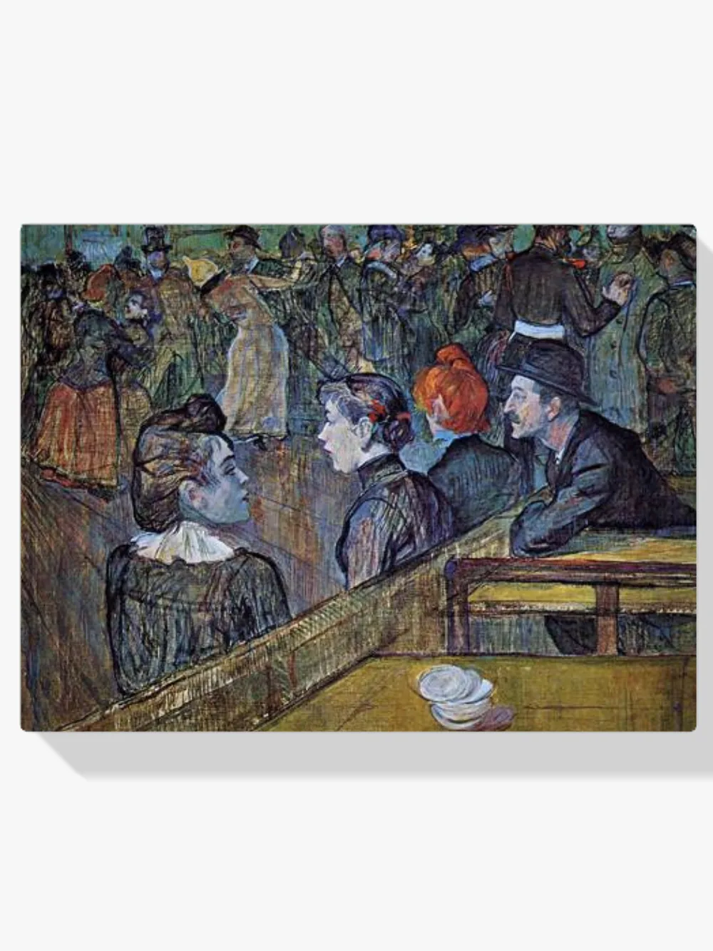 Pintar por números En el salón de baile del Moulin de la Galette