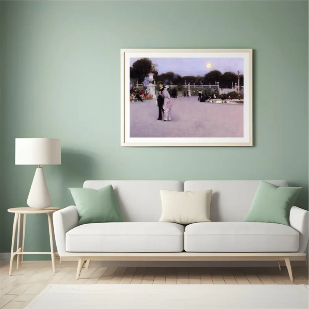 Pintar por números En los jardines de Luxemburgo - John Singer Sargent – foto 4