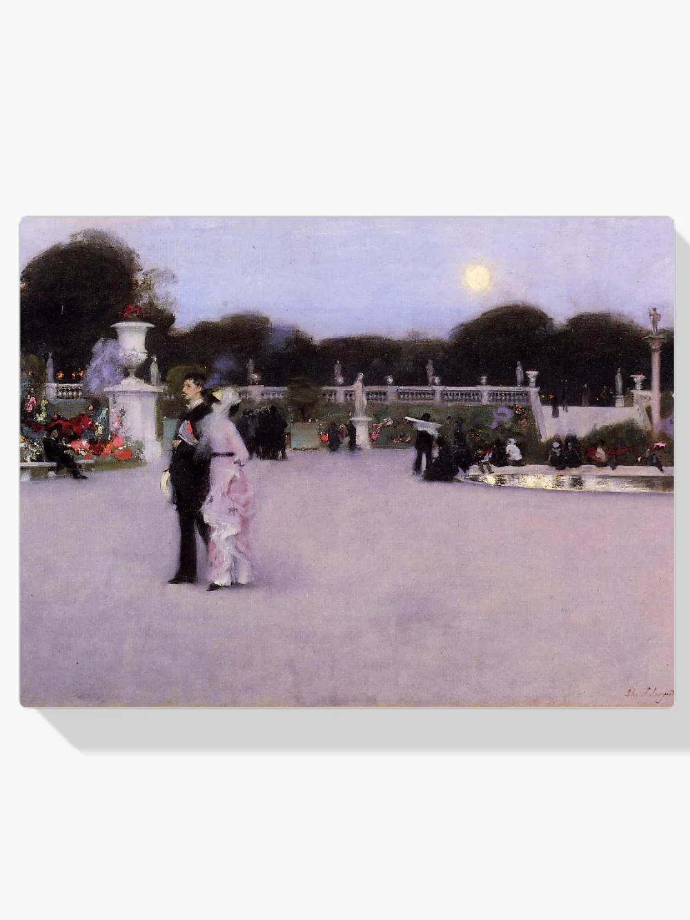 Pintar por números En los jardines de Luxemburgo - John Singer Sargent