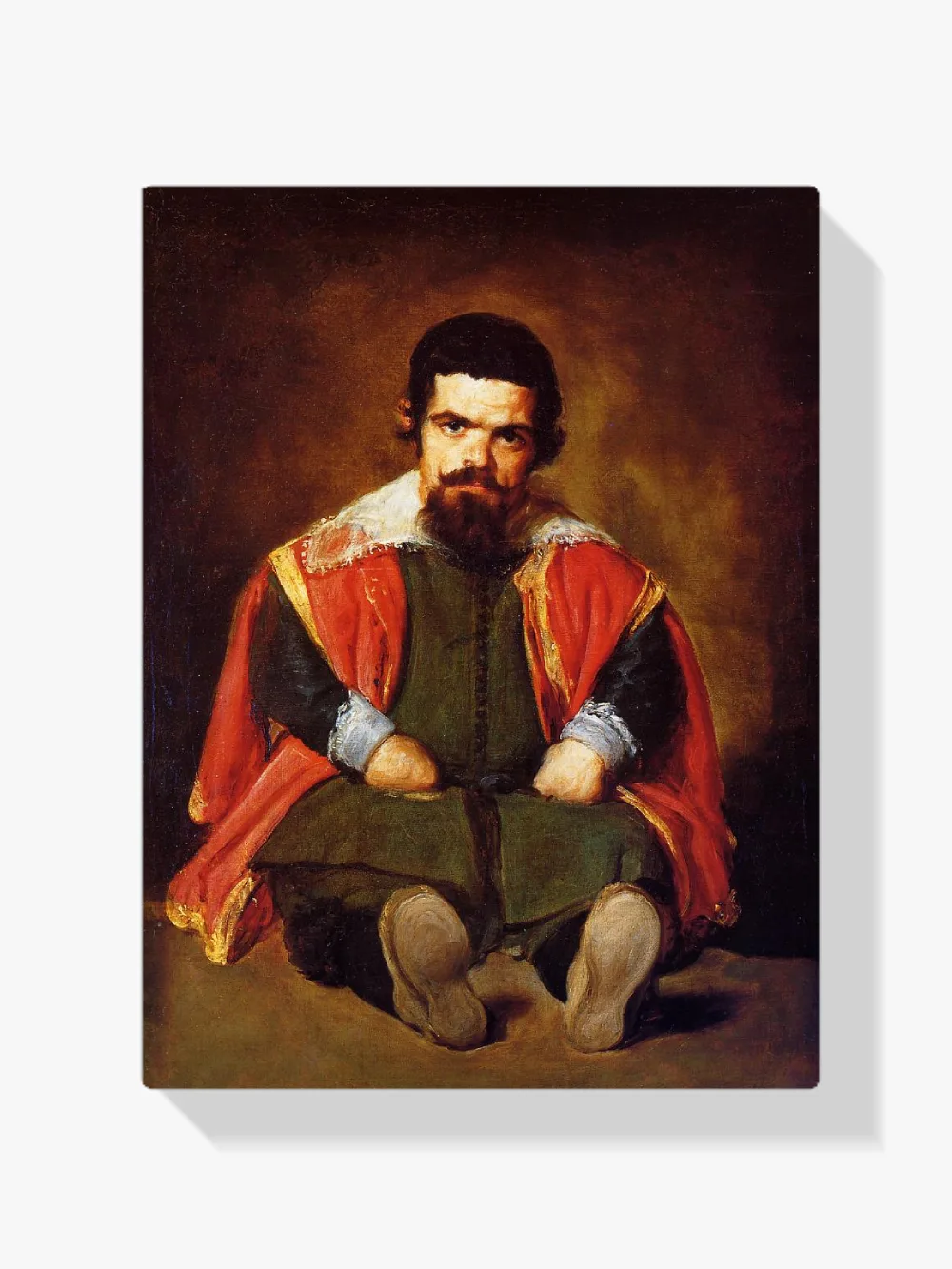 Pintar por números Enano sentado en el suelo