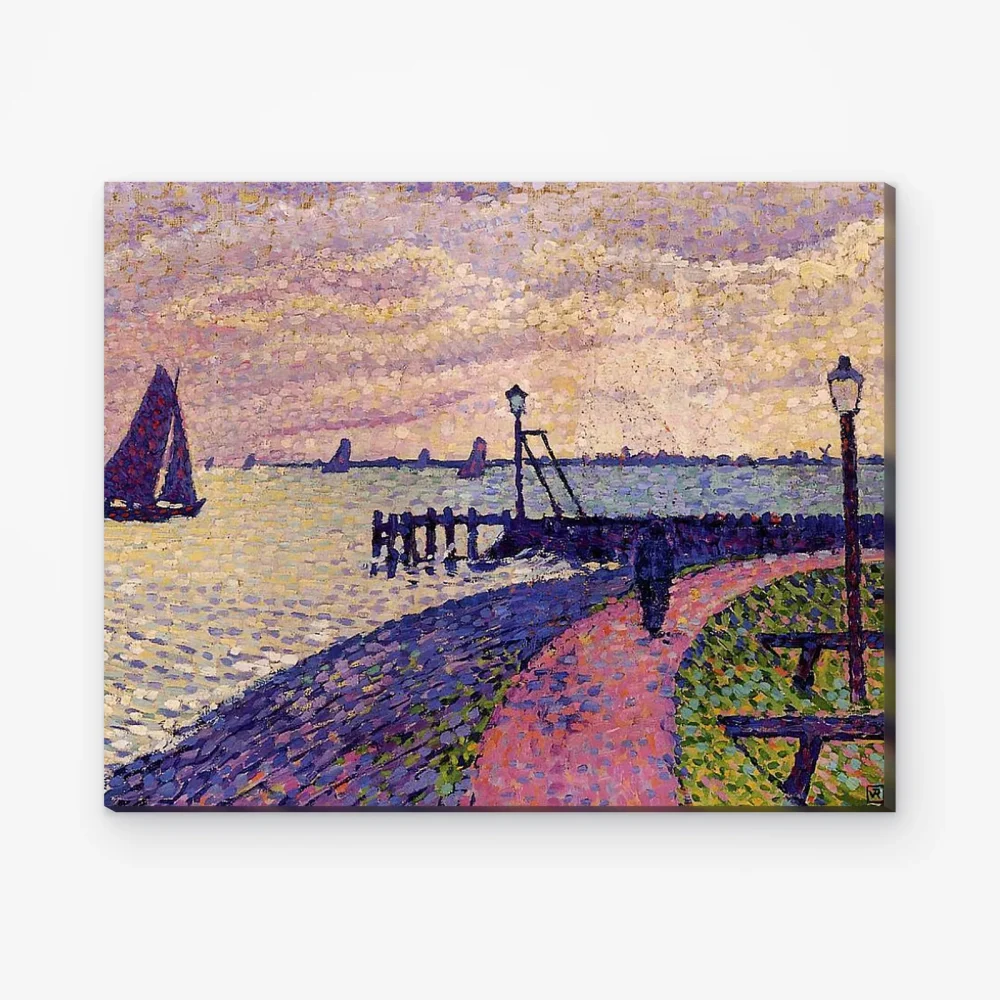 Pintar por Números - Entrada al puerto de Volendam